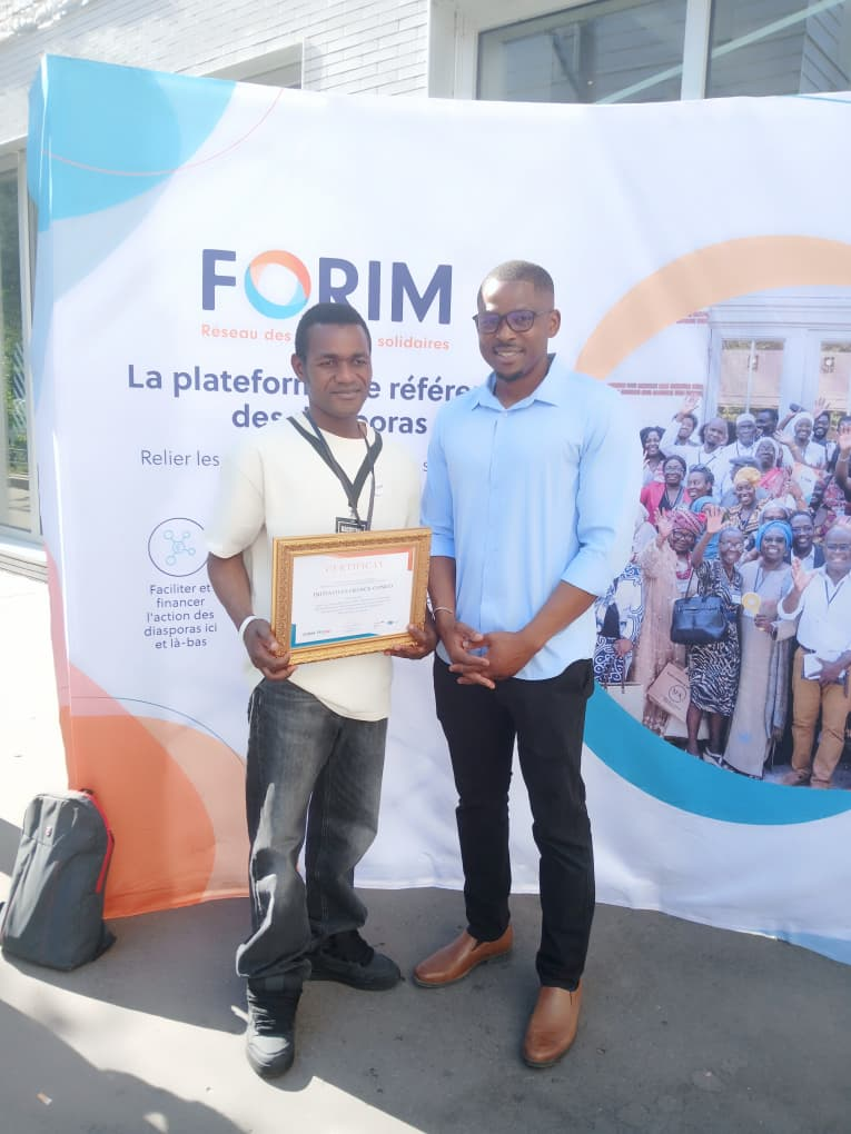 Remise du certificat FORIM en intérieur